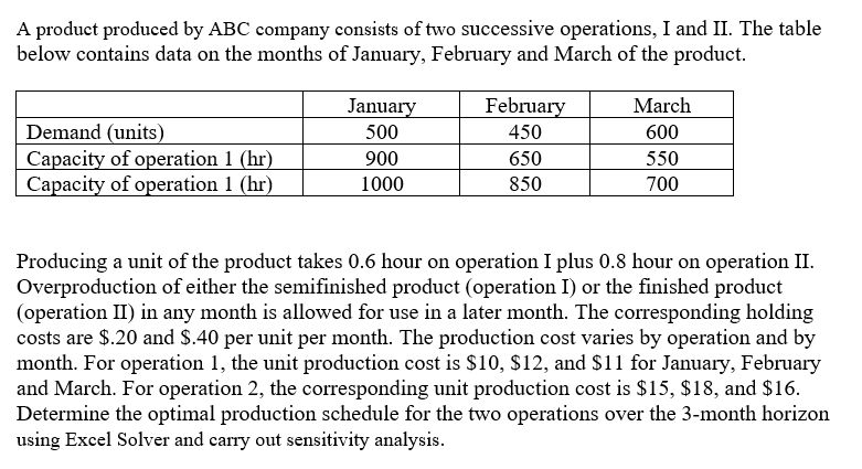 Use Excel and add excel formulas please. A