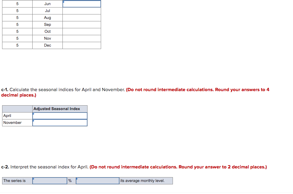a. Calculate the 12-month centered moving