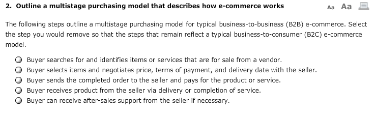2. Outline a multistage purchasing model that