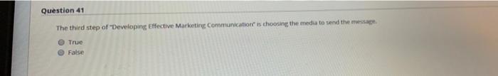 I need answers without explaining Question 40 The