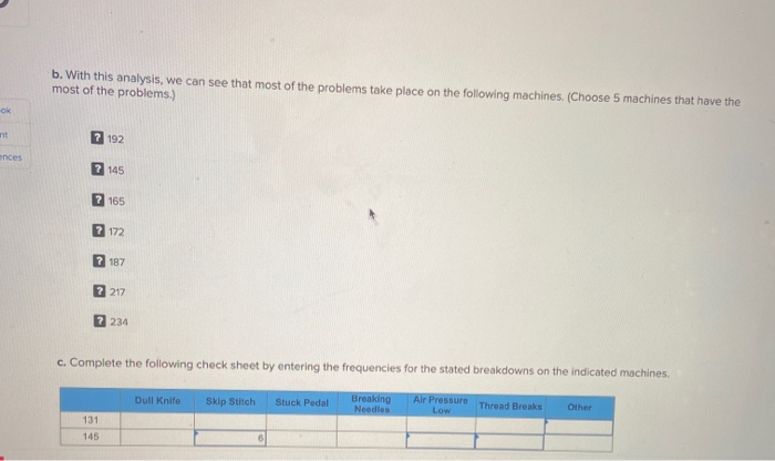 3 Problem 6S-9 (Static) In an apparel factory,