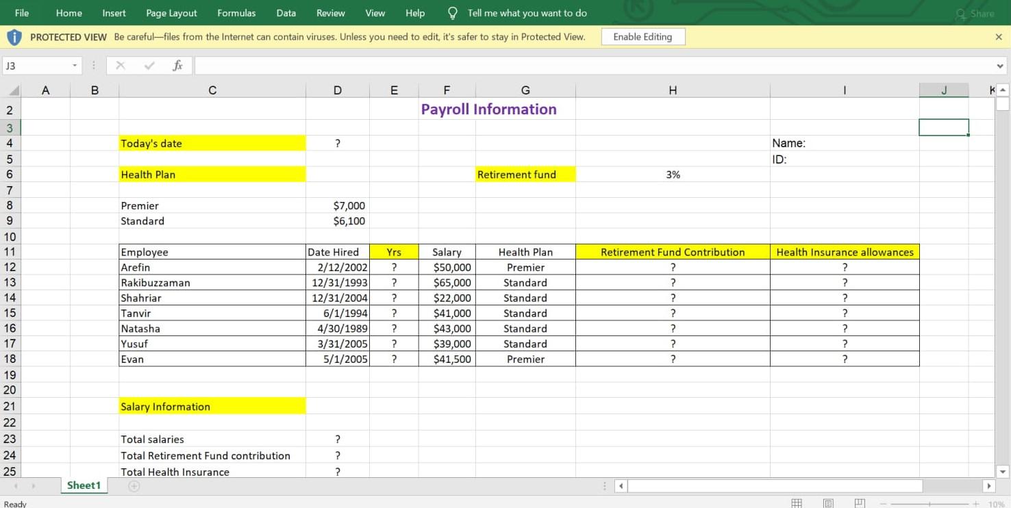 Subject: Management Information System. Solve