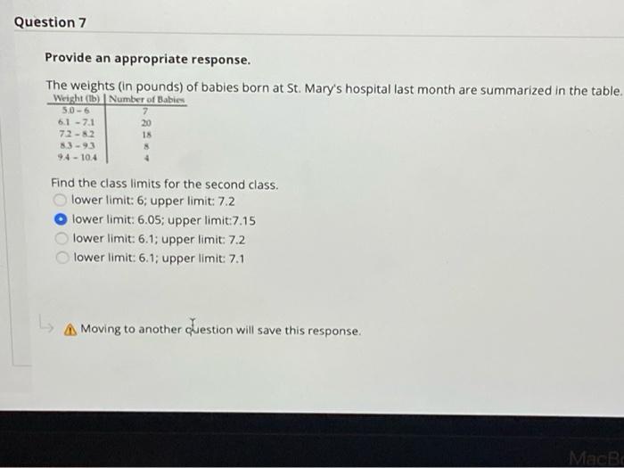 A Moving to another question will save this