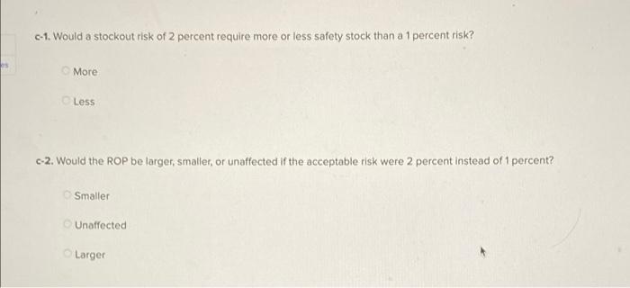 Given this information: Expected demand during