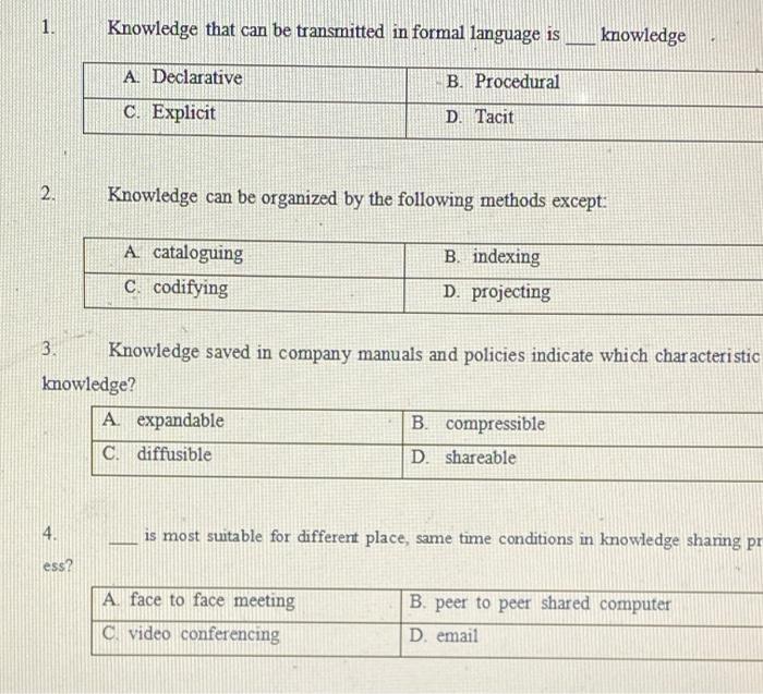 INSTRUCTION: Read each statement carefully and