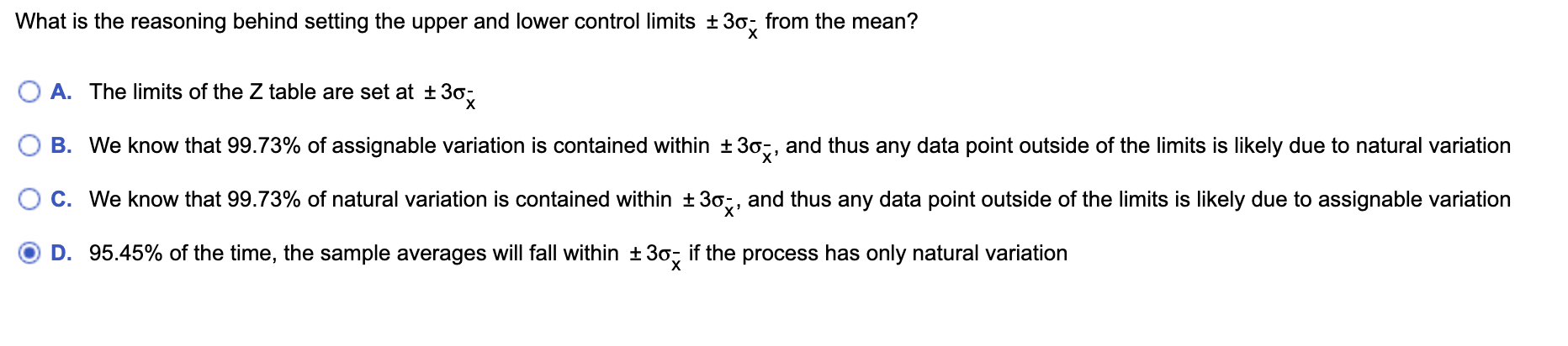 What is the reasoning behind setting the upper