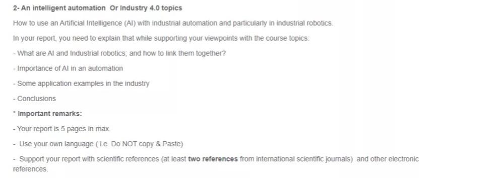 Pls I need help for this Project. 2- An