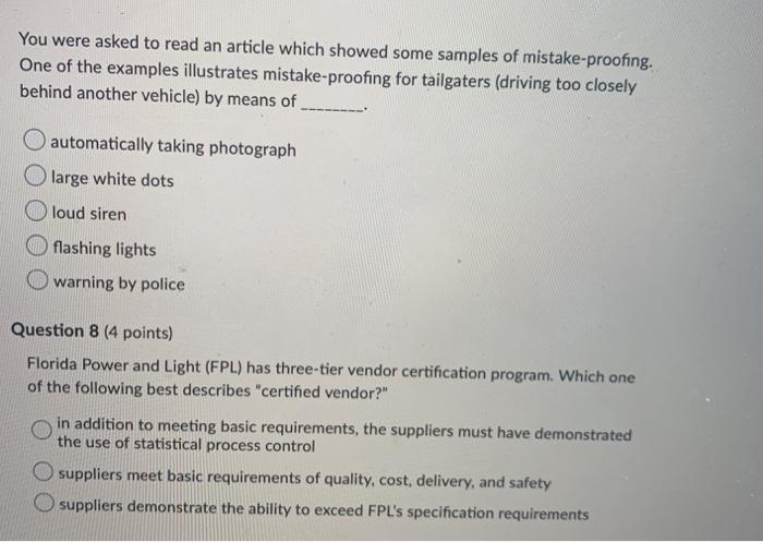 You were asked to read an article which showed