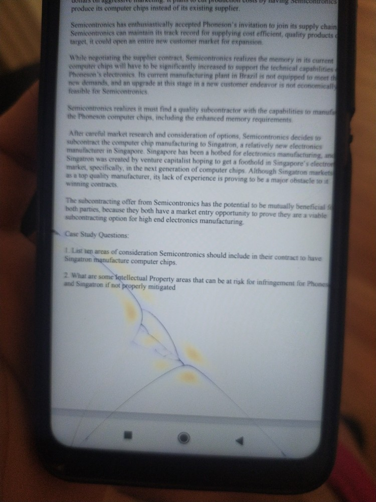 wy having semicontronics produce its computer