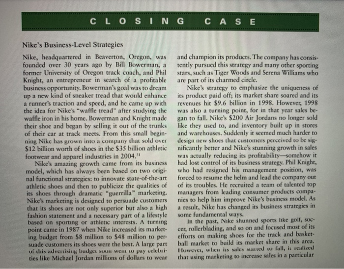 Strategic management course 1- what