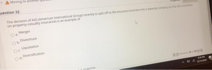 70 pm Moving to another uestion 22 The decision