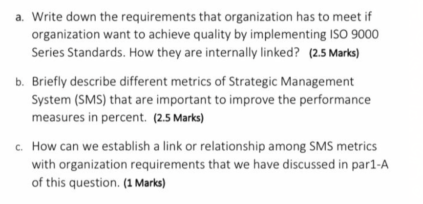 Help needed ! Thanx a. Write down the