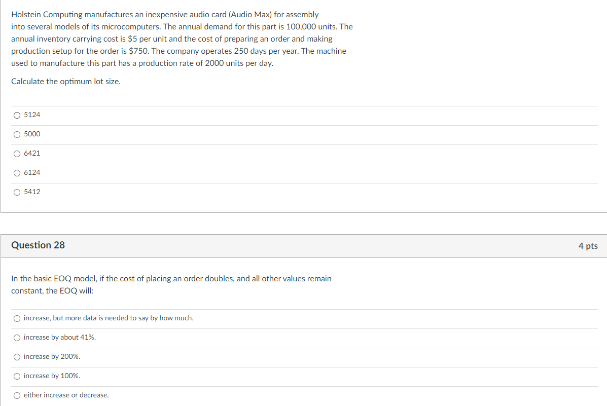 Show solution if possible! Holstein Computing