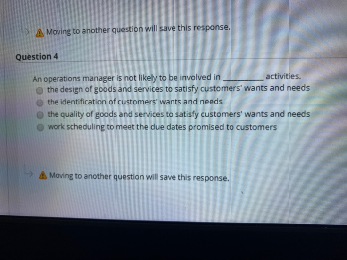 A Moving to another question will save this