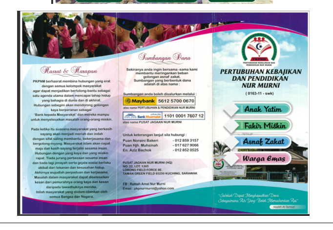 2. Objectives of this program : a. Charity event