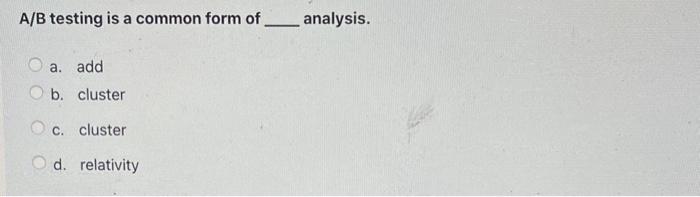 answer fast will leave good rating A/B testing is