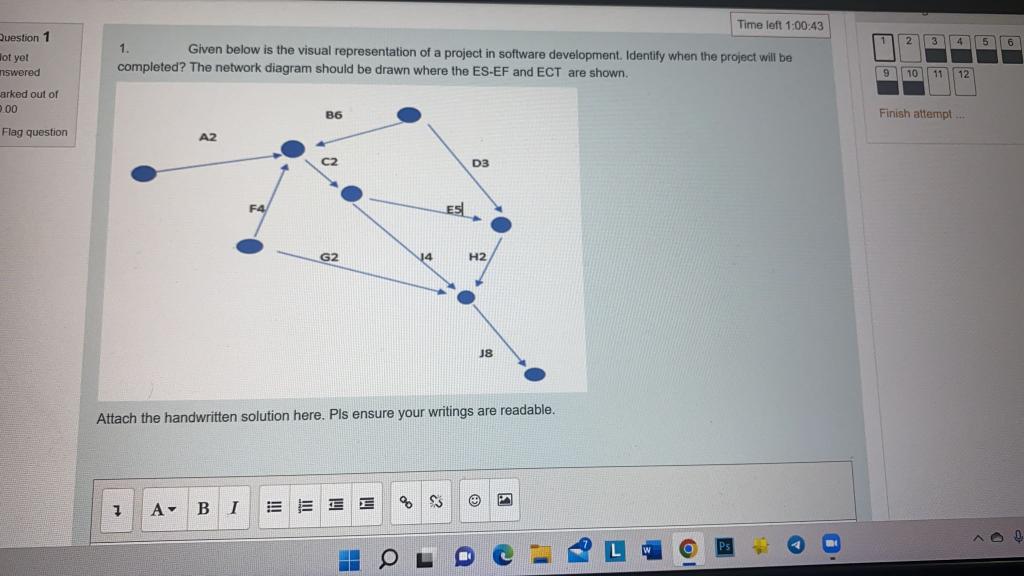 ?? writing Time left 1:00:43 2 3 415 16 Question