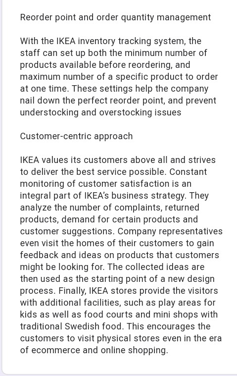 IKEA's Supply Chain How It Works: The company