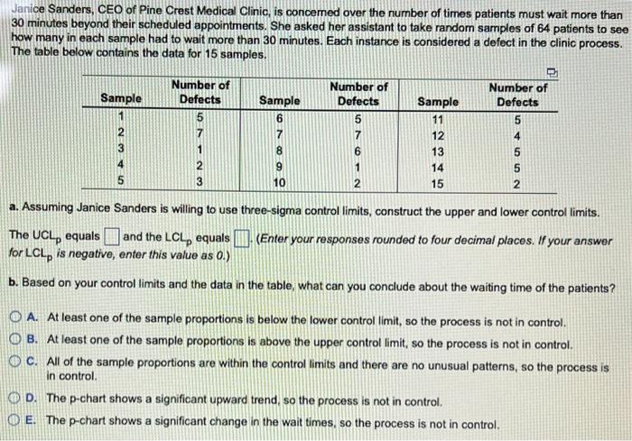 Janice Sanders, CEO of Pine Crest Medical Clinic,
