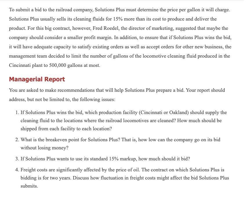 1 Solutions Plus is an industrial chemicals