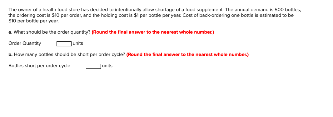 The owner of a health food store has decided to