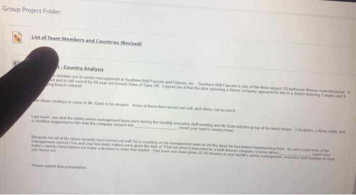 The country is Egypt Upload Assignment: