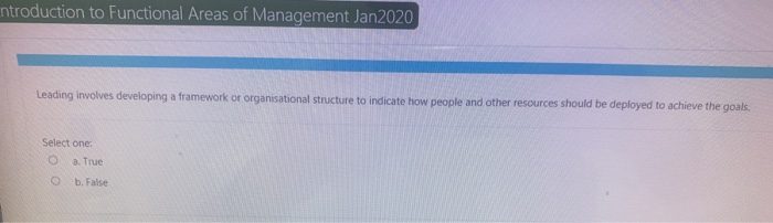 Introduction to Functional Areas of Management