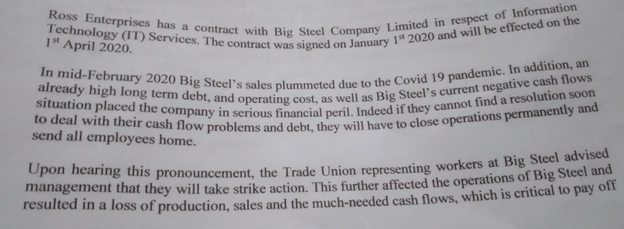 Technology (IT) Services. The contract was signed