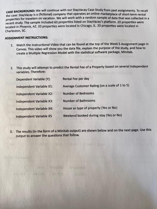 CASE BACKGROUND: We will continue with our