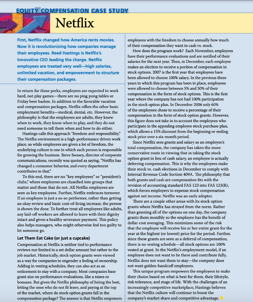 What are the issues, key problems, and Netflixs