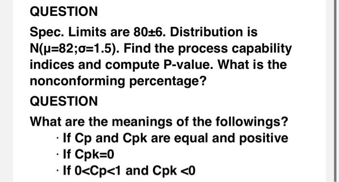 quality management question for industrial