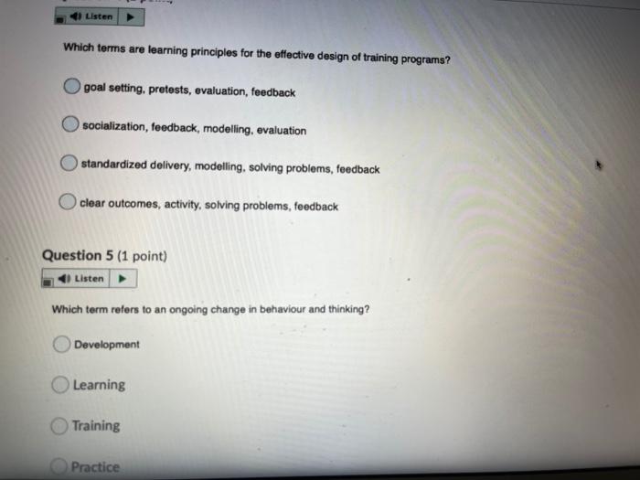 What are designers of training programs