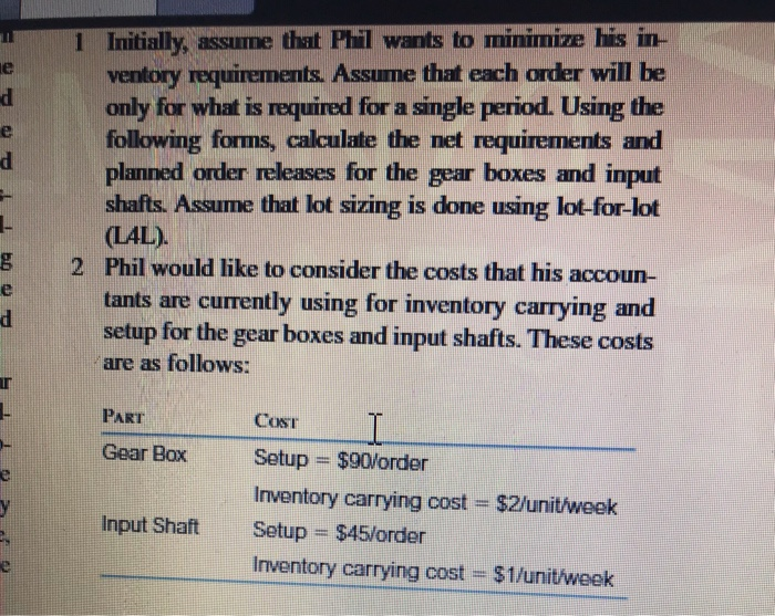 this assignment has to be done in this specific