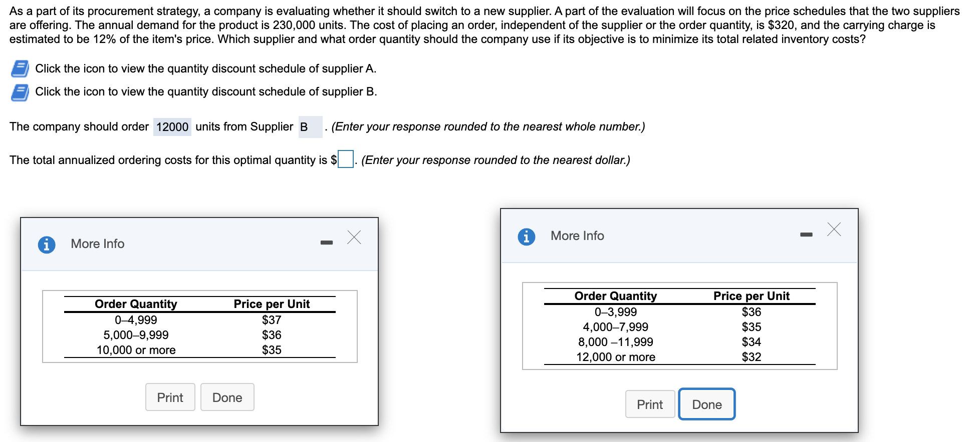 Please help me find the answer for the second