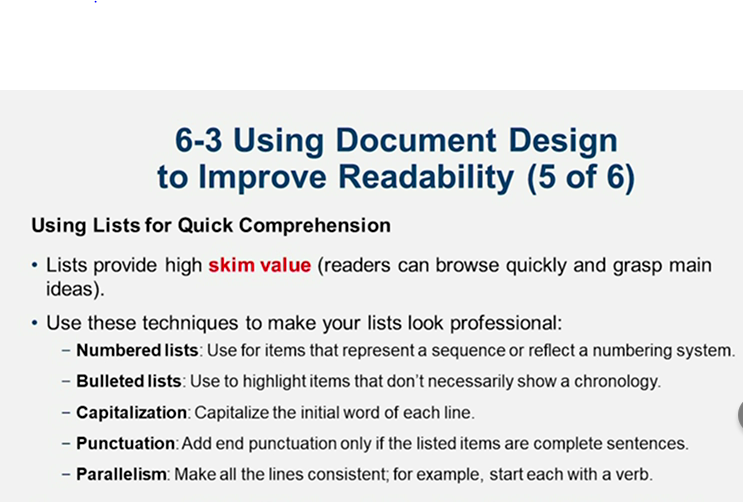 Learn It: Chapter 06 Revising Business Messages: