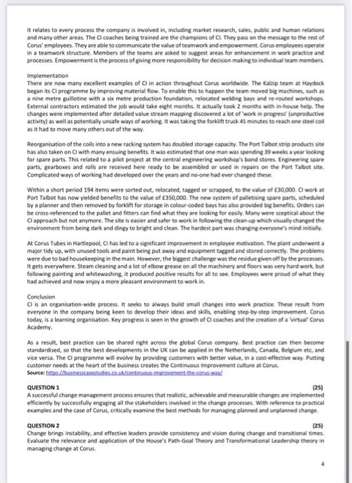 making products and carrying out processes more