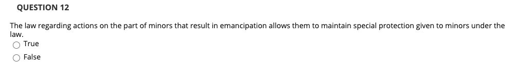 QUESTION 7 The Uniform Commercial Code section