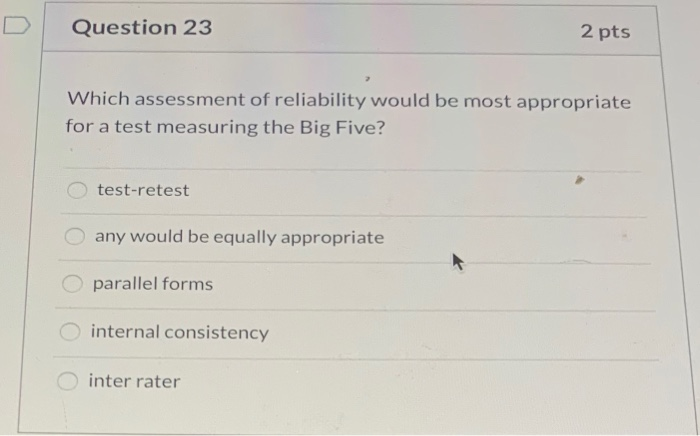 Question 20 2 pts Rating an employee on the