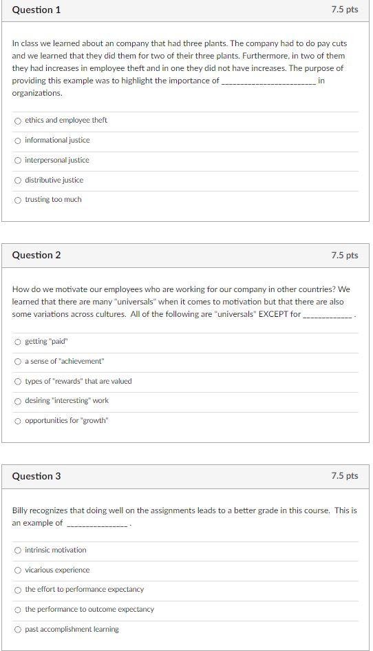 In class we leamed about an company that had