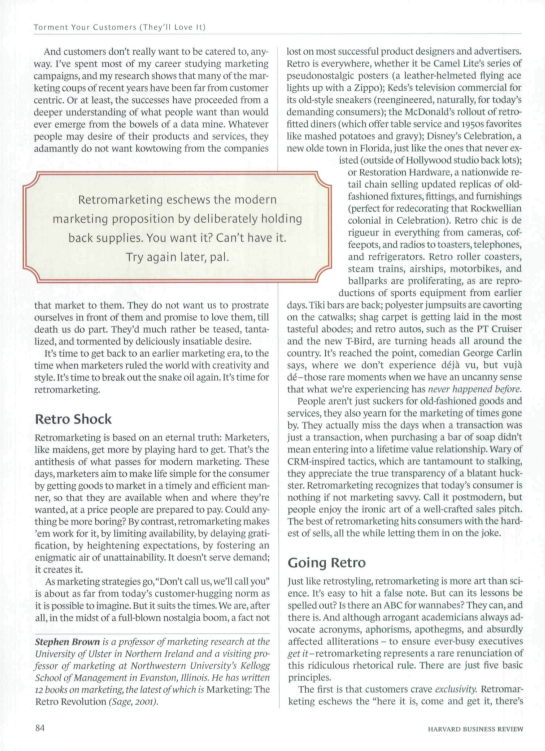 After reading the article below identify and