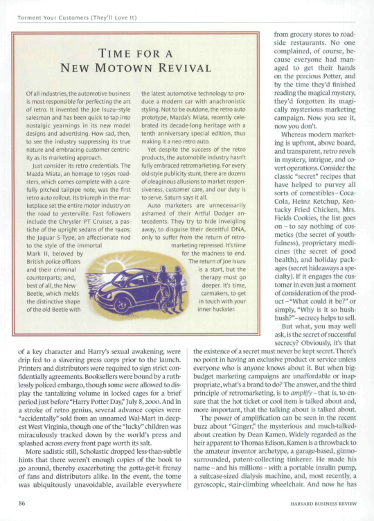 After reading the article below identify and