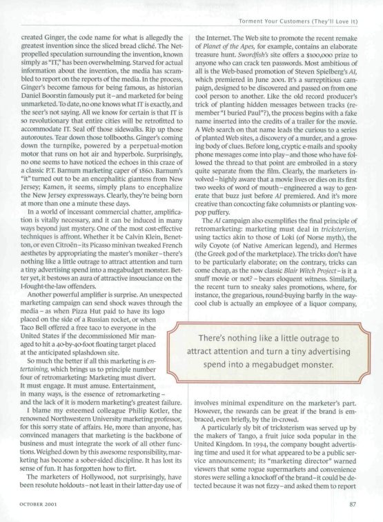 After reading the article below identify and