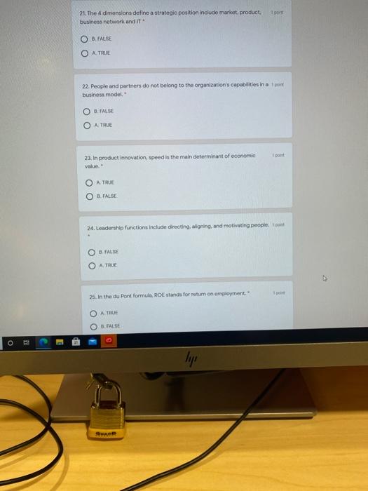 1000 21. The 4 dimensions define a strategic