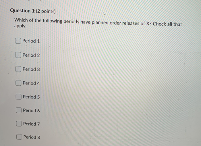 Use the following bill of material information