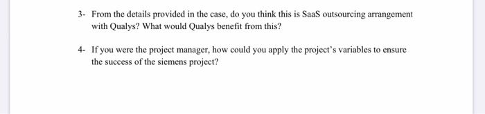 Outsourcing Vendor, SaaS Client Optimizing the