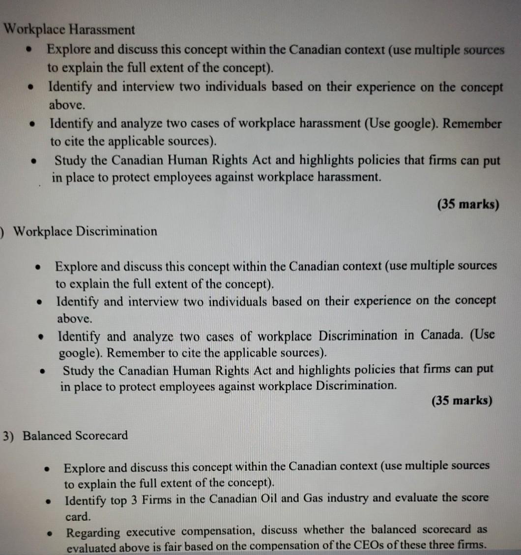 human resources management Workplace Harassment