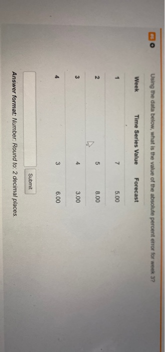 Using the data below, what is the value of the