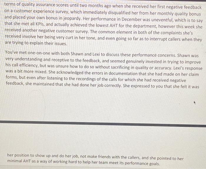 Case Study Chapter 4:the challenges of managing