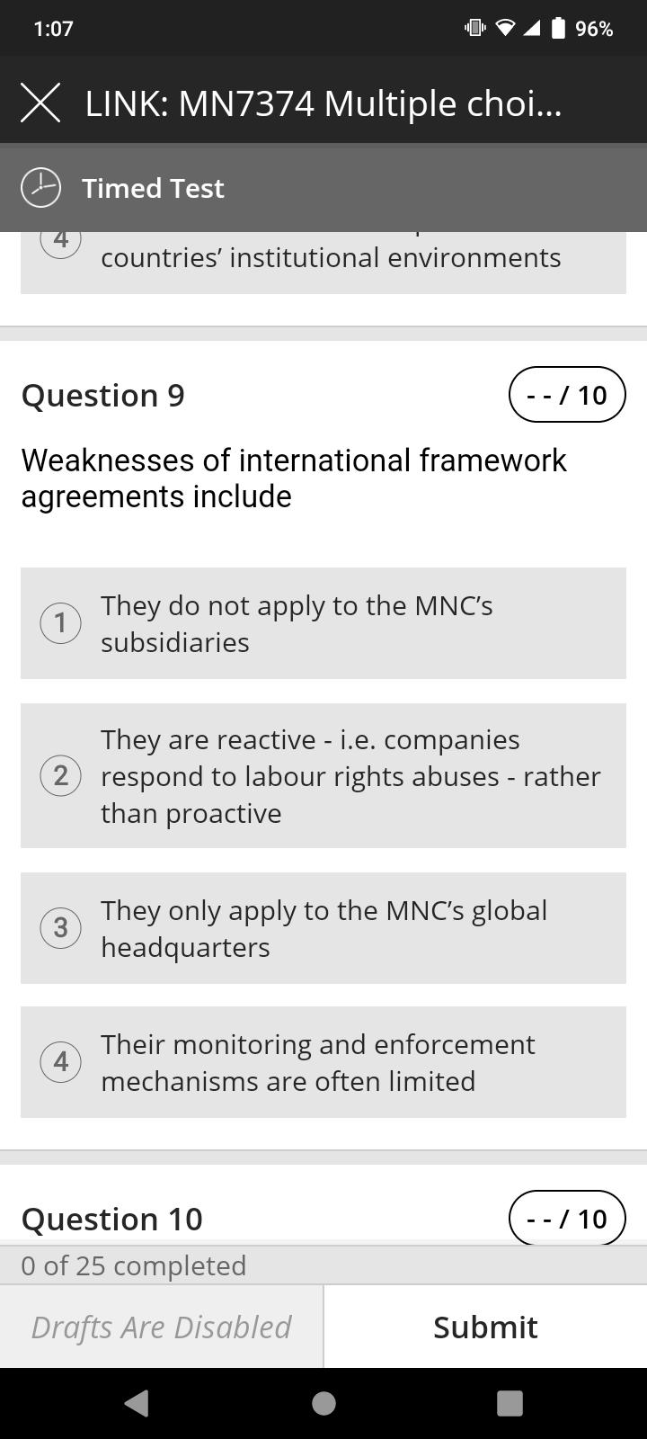 1:07 96% X LINK: MN7374 Multiple choi... Timed