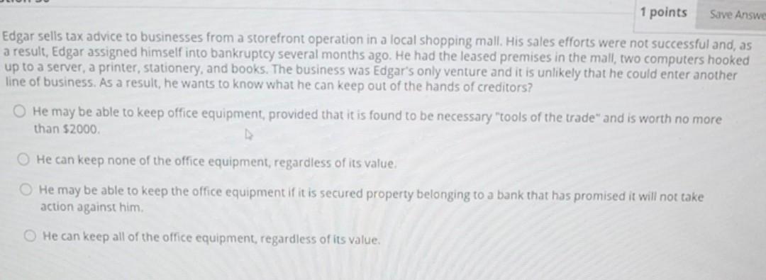 Question 28 1 points Save Answer Three men